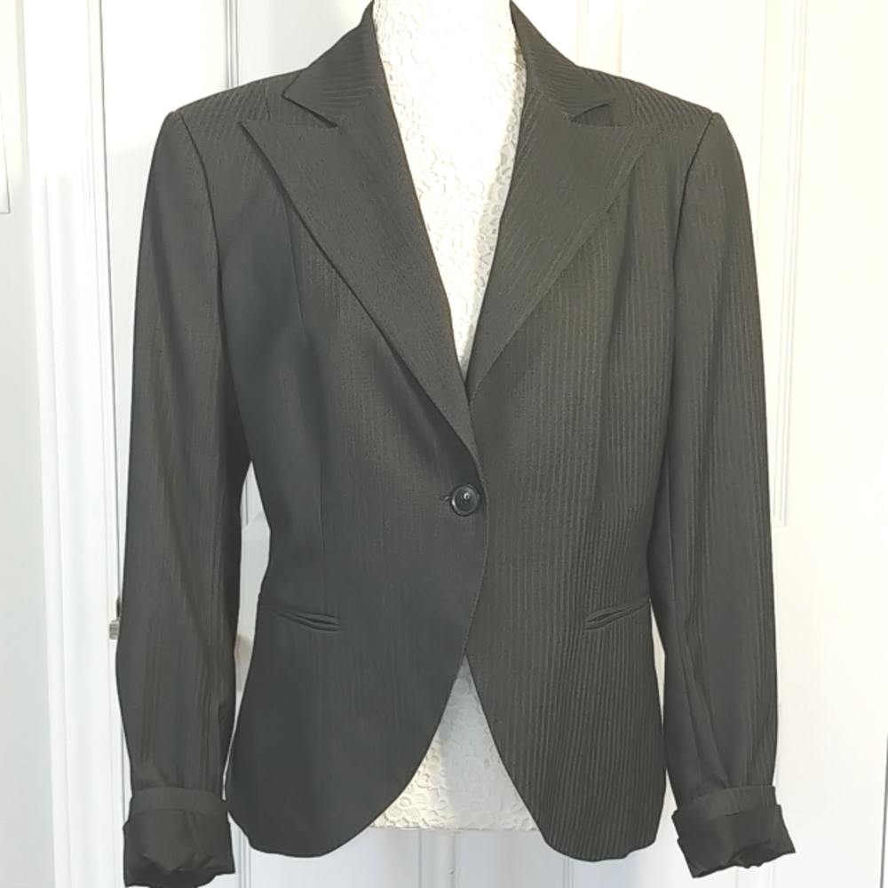 Stile Benetton NWT size Medium /48 Grey Blazer, Y2k